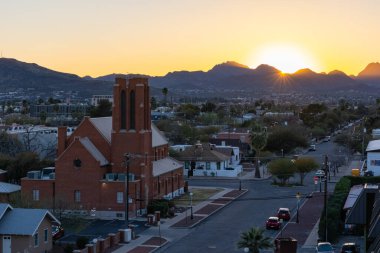 Tucson Arizona 'da gün batımı