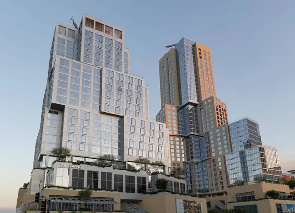 Los Angeles şehir merkezindeki apartmanlar