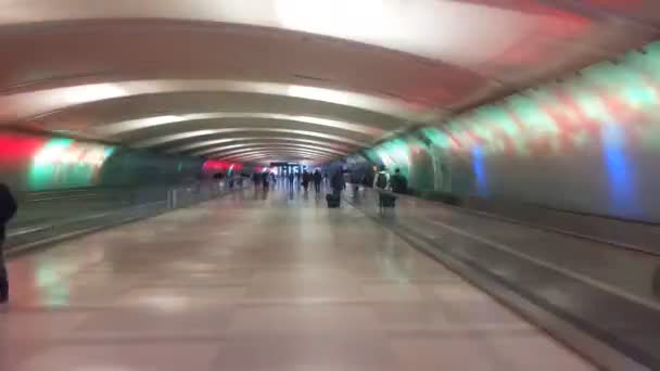 디트로이트 2023 디트로이트 공항에서 상징적 — 비디오