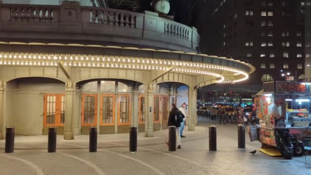 ニューヨーク 2024年2月20日 ニューヨークのグランドセントラル駅の外 — ストック動画