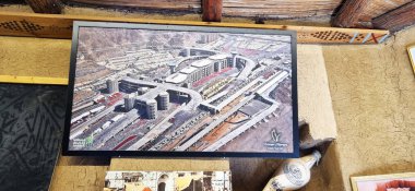 Mekke, Suudi Arabistan - 28 Aralık 2022: Alamoudi Müzesi, Mekke, Suudi Arabistan.