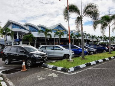 Gorontalo, Endonezya - 27 Ocak 2023: Djaluddin Havalimanı, Gorontalo, Endonezya.