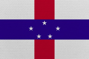 Hollanda Antilleri bayrağı, Hollanda Antilleri 'nin kumaş bayrağı. Hollanda Antilleri Ulusal Bayrak, Kumaş ve Doku Hollanda Antillerinin Bayrak Resmi.