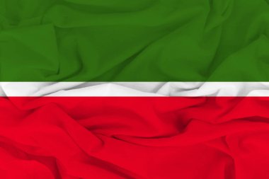 Tataristan bayrağı, Tataristan 'ın kumaş bayrağı. Tataristan Ulusal Bayrağı, Kumaş ve Doku Tataristan Bayrağı.