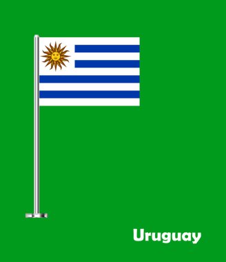 Uruguay bayrağı, Uruguay bayrağı, Uruguay ülkesinin ulusal sembolü. Uruguay 'ın masa bayrağı.