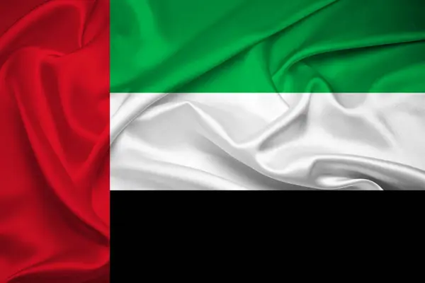 Flag of United Arab Emirates, United Arab Emirates Flag, National symbol of United Arab Emirates country. fabric flag of United Arab Emirates.