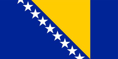Bosna-Hersek Bayrağı, Bosna-Hersek bayrağı, Bosna-Hersek Ulusal bayrağı.
