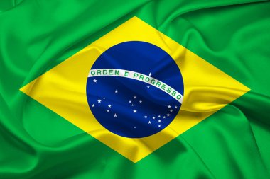 Brezilya bayrağı, Brezilya bayrağı, Brezilya bayrağı. Brezilya kumaş bayrağı.