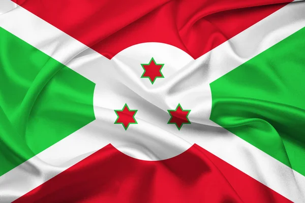 Burundi bayrağı, Burundi bayrağı, Burundi bayrağı. Burundi kumaş bayrağı.