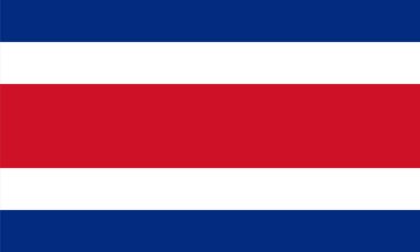 Kosta Rika bayrağı, Kosta Rika bayrağı, Kosta Rika bayrağı.