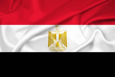 Mısır bayrağı, Mısır bayrağı, Mısır bayrağı. Mısır kumaş bayrağı.