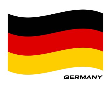 Almanya bayrağı, Almanya bayrağı, Almanya bayrağı. Dalgalı Almanya bayrağı.