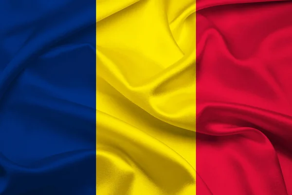 Flag Of Chad, Chad flag, National flag of Chad. fabric flag of Chad.