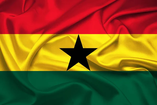 Flag Of Ghana, Ghana flag, National flag of Ghana. fabric flag of Ghana.