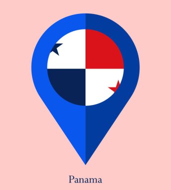 Panama bayrağı, Panama bayrağı, Panama bayrağı. Panama haritası flaması.
