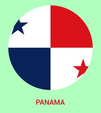 Panama bayrağı, Panama bayrağı, Panama bayrağı. Panama bayrağı dairesi.