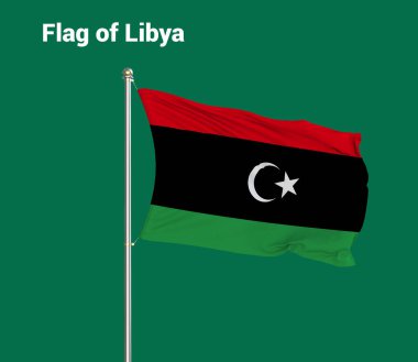 Libya bayrağı, Libya bayrağı, Libya bayrağı. Libya 'nın Kutup bayrağı.