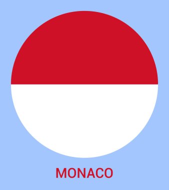 Monako bayrağı, Monako bayrağı, Monako bayrağı. Monako bayrağı dairesi.