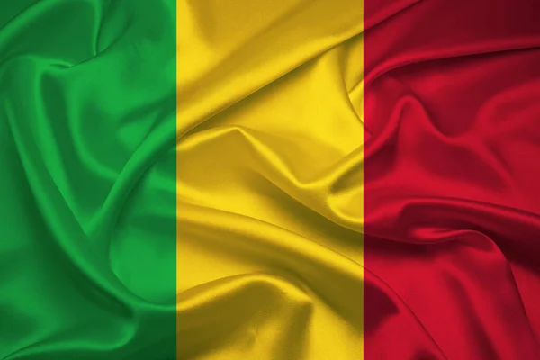 Flag Of Mali, Mali flag, National flag of Mali. fabric flag of Mali.