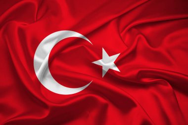 Türkiye bayrağı, Türkiye bayrağı, Türkiye bayrağı. Türkiye 'nin kumaş ve doku bayrağı.