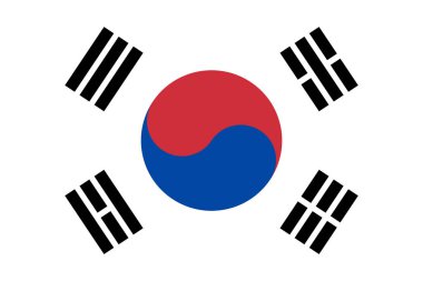 Güney Kore bayrağı, Güney Kore bayrağı, Güney Kore bayrağı.