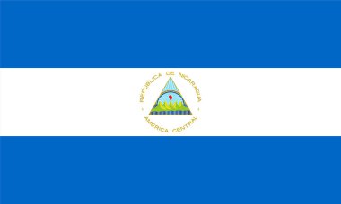 Nikaragua bayrağı, Nikaragua bayrağı, Nikaragua ulusal bayrağı.