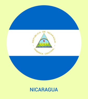 Nikaragua bayrağı, Nikaragua bayrağı, Nikaragua bayrağı. Nikaragua bayrağı dairesi.