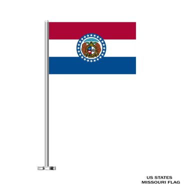 Missouri bayrağı, Missouri bayrağı, ABD eyaleti Missouri bayrağı, ABD, Missouri bayrağı.