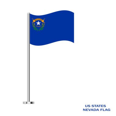 Nevada bayrağı, Nevada bayrağı, ABD eyaleti Nevada bayrağı, ABD, Nevada bayrağı.