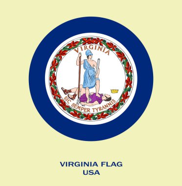 Virginia bayrağı, Virginia bayrağı, ABD Virginia bayrağı, ABD, Virginia bayrağı..