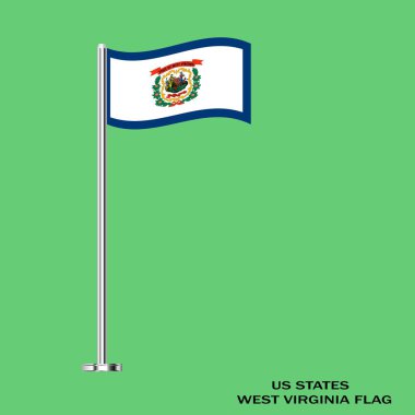 Batı Virginia bayrağı, Batı Virginia bayrağı, Amerika Birleşik Devletleri Batı Virginia bayrağı, ABD, Batı Virginia bayrağı.
