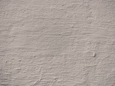 Beton bir duvarda el yapımı beyaz alçı dokusu. Eski Beyaz Duvar dokusu.
