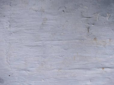 Beton bir duvarda el yapımı beyaz alçı dokusu. Eski Beyaz Duvar dokusu.