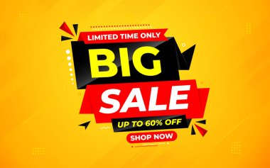 Büyük satış afişi. Özel fiyat etiketi tasarımı. İndirimli festival etiketi tasarımı. Super Selale portatif afiş şablonu. Daire Satış Vektörü İllüstrasyonu.