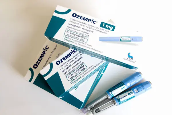 Ozempic Pluma Inyectable Insulina Para Diabéticos Pérdida Peso Dinamarca Marzo — Foto de Stock