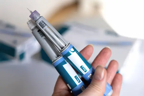 Ozempic Pluma Inyectable Insulina Para Diabéticos Pérdida Peso — Foto de Stock