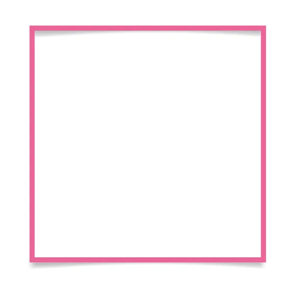 粉红相框的矢量图解 — 图库矢量图片