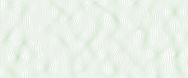 Fond Avec Motif Abstrait Lignes Onde Vectorielles Couleur Verte Illustration — Image vectorielle