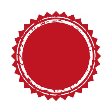  Kırmızı renkli ödül pankartının vektör illüstrasyonu