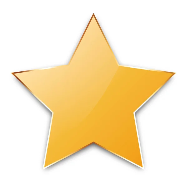 Illustration Vectorielle Bannière Forme Étoile Couleur Avec Cadre — Image vectorielle