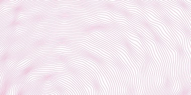 Soyut pembe renkli vektör dalga çizgileri desenli arkaplan - tasarım ögesi