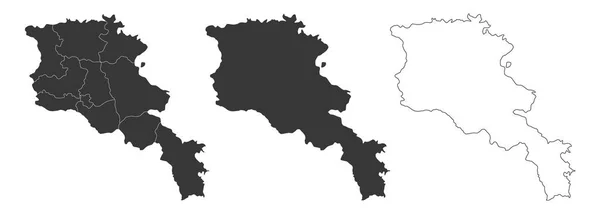 Ermenistan Haritası Vektör Çizimleri — Stok Vektör