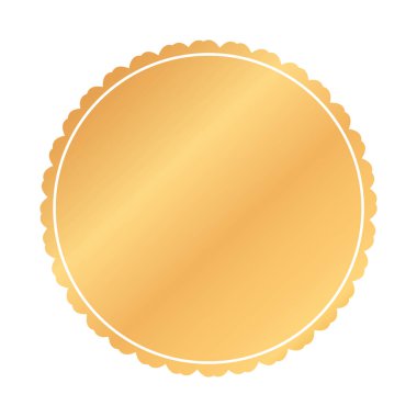 Altın renkli ödül afişinin vektör illüstrasyonu