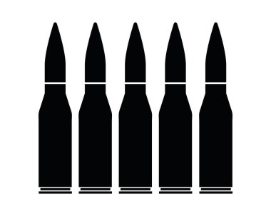 Kurşun siluetinin vektör çizimi