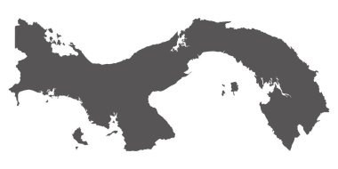 vector illustration of Panama map