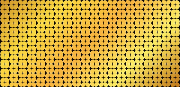 Illustration Des Vektorhintergrundes Mit Goldfarbenem Abstrakten Muster — Stockvektor