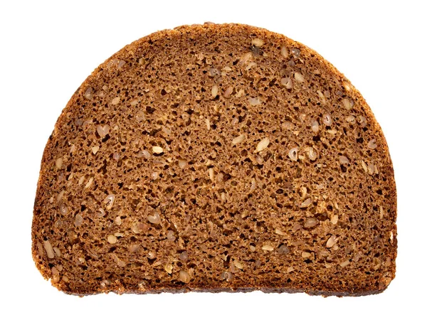 Isolated Photo Slice Rye Bread — Stock Photo, Image