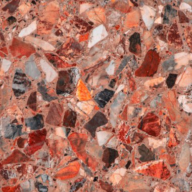 Eski çatlak taş mozaiğinin dokusu