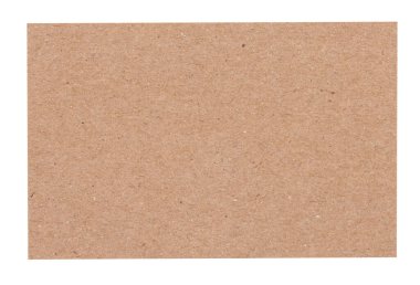boş kahverengi kağıdın izole edilmiş fotoğrafı