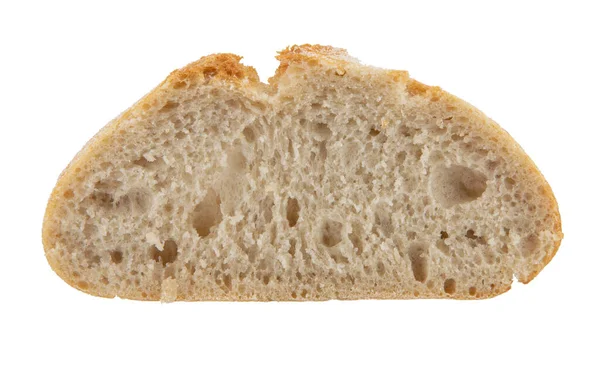 Isolated Photo Ciabatta Bread Slice — Stock Photo, Image